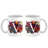 Burst of Colors Couple Personalized Mug
