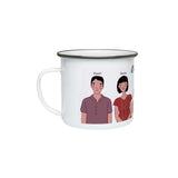 You, Me, and Family Personalized Enamel Mug