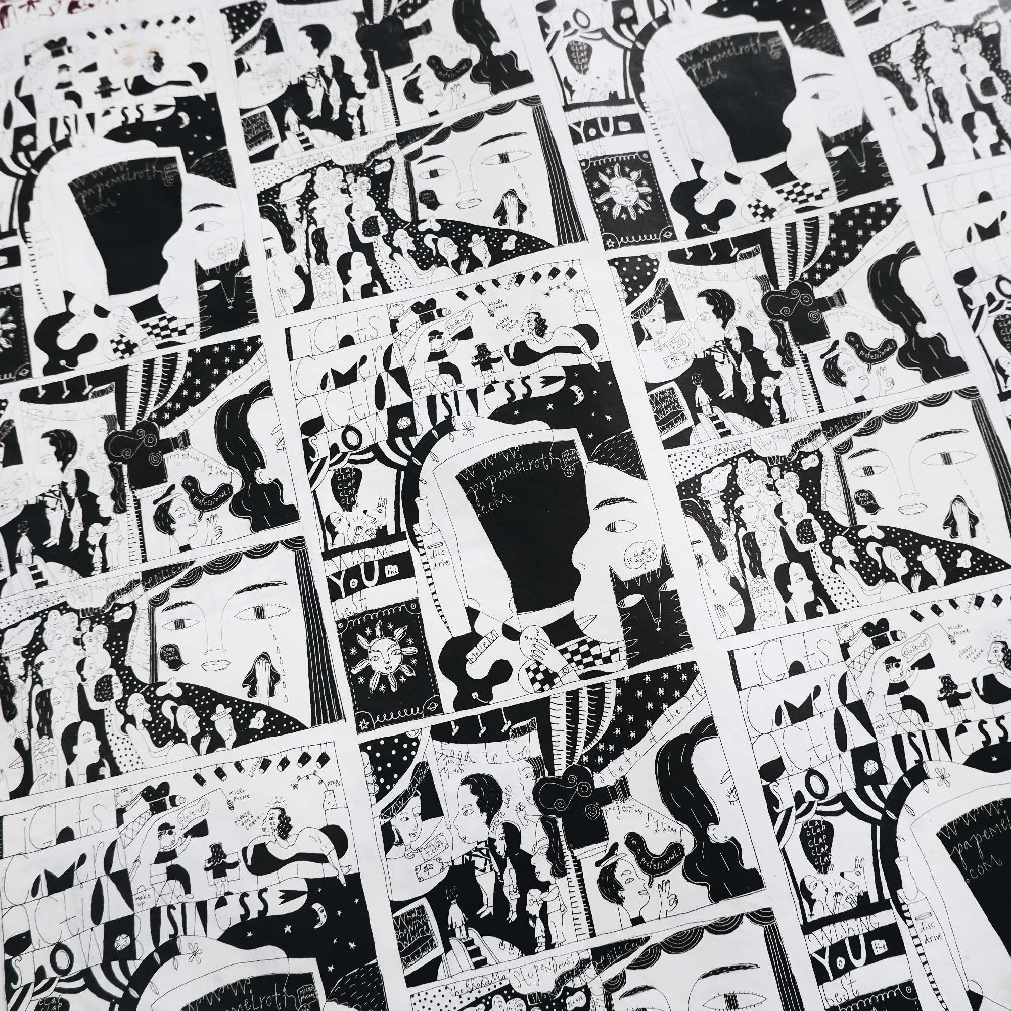 R. Alejandro Comics Wrapping Paper (Roll of 20 Sheets)