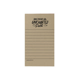 Grand Adventure Kraft Notepads: Don't Fear the Uncharted Path