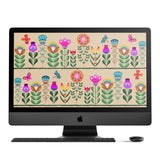 Mexican Blooms Desktop Wallpaper Bundle