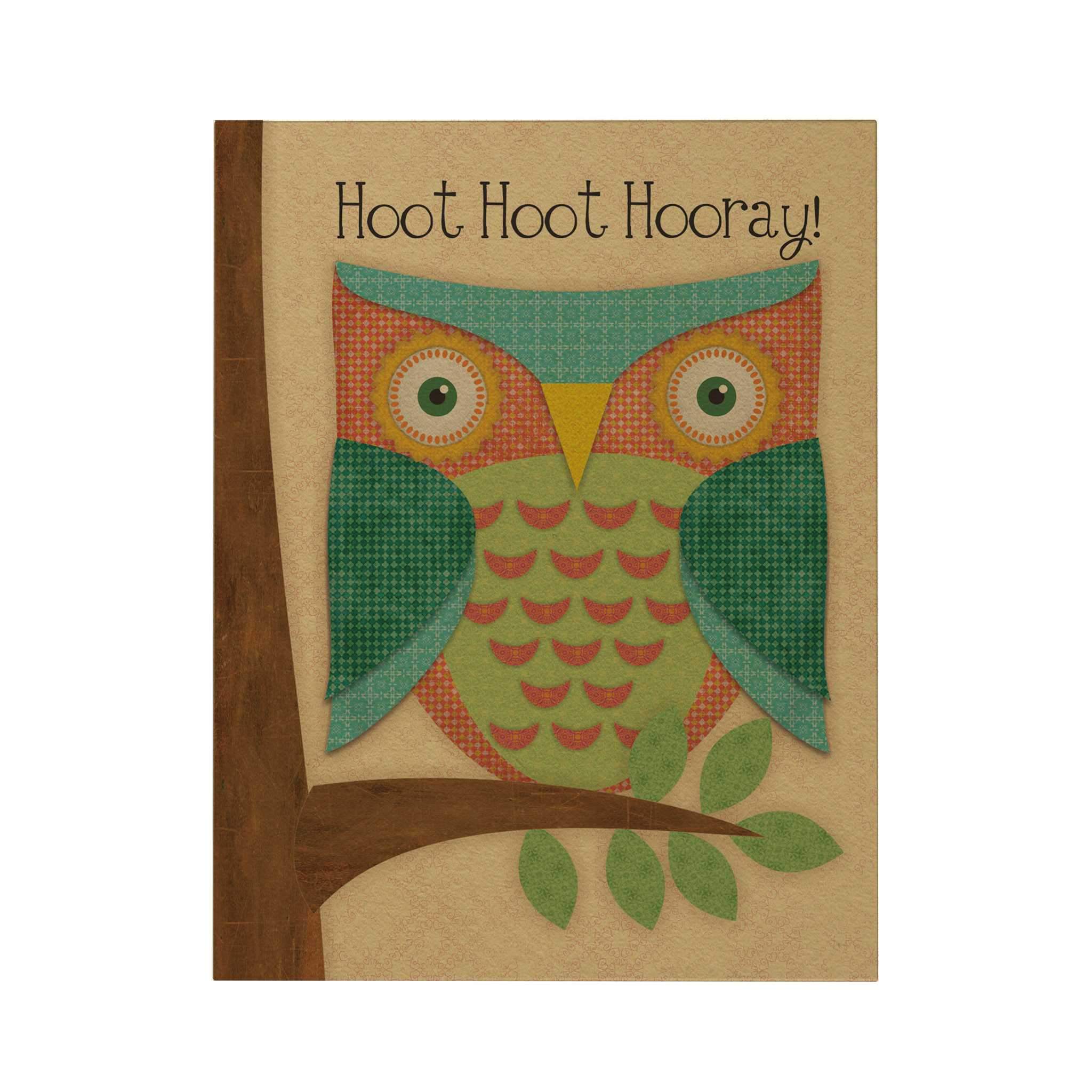 Hoot Hoot Hooray Greeting Card