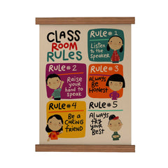 Classroom Rules Scroll Poster