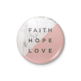 Faith Hope Love Badge