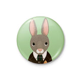 Kind Animal Rabbit Badge