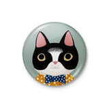 Kind Animal Cat Badge