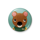 Kind Animal Bear Badge