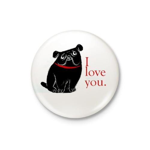 I Love You: Dog Badge