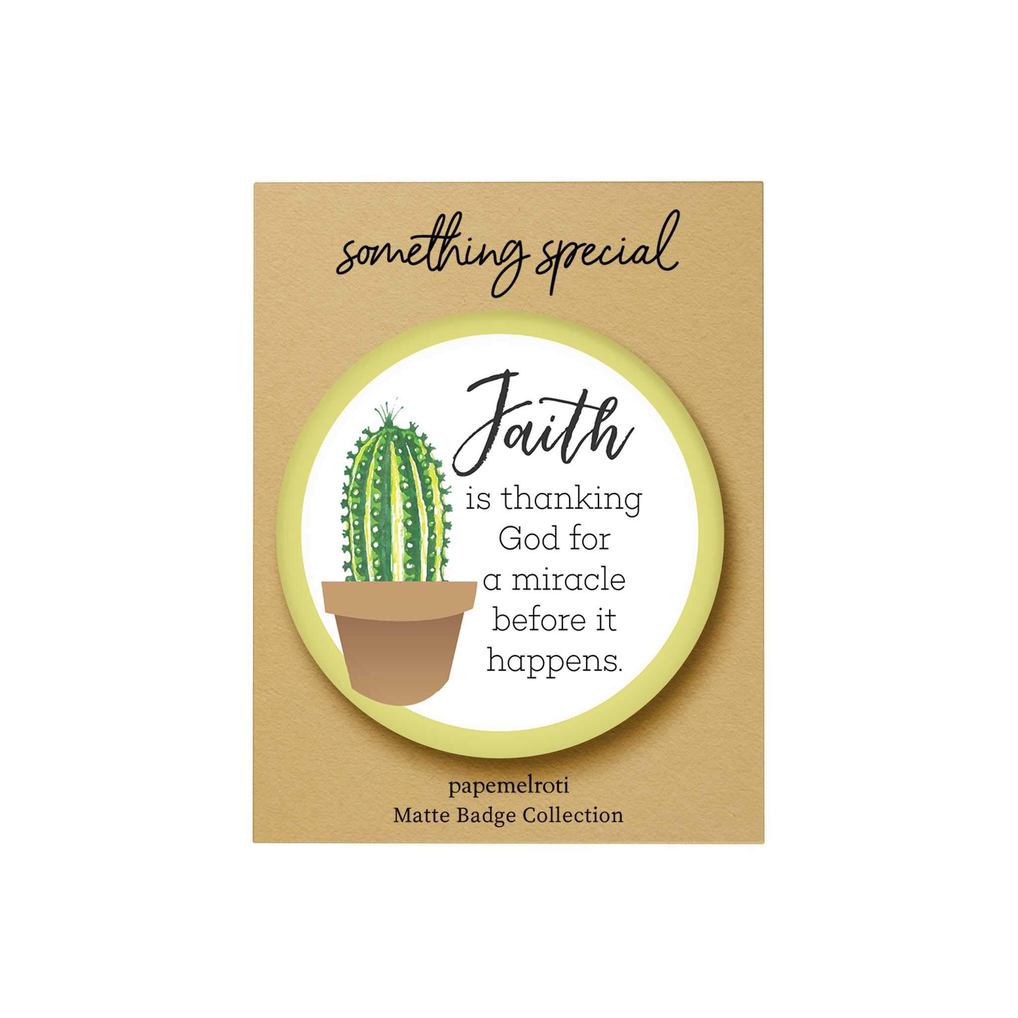 Bloom and Grow: Faith Is Thanking God Badge