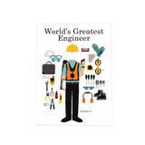 World's Greatest  Engineer Personalized Photo Plaque