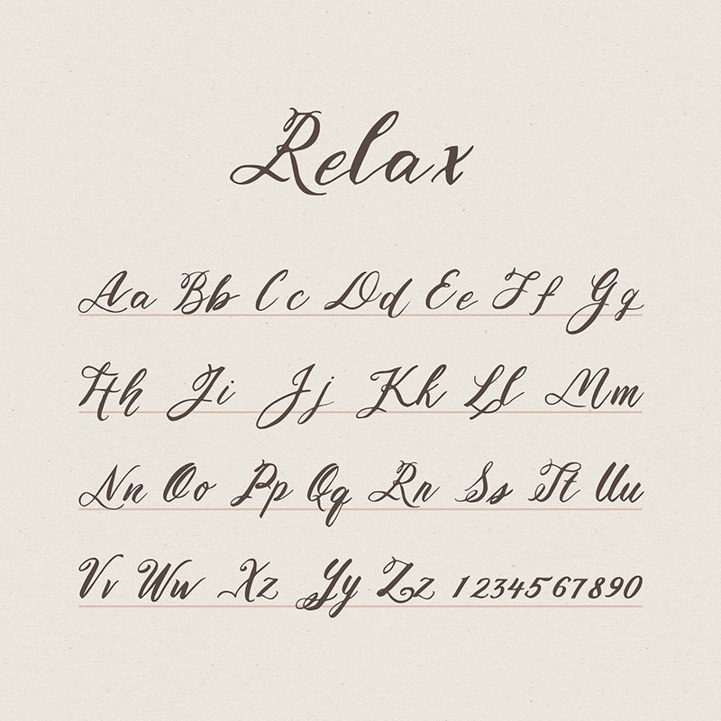 Relax | Free Calligraphy Font | Papemelroti