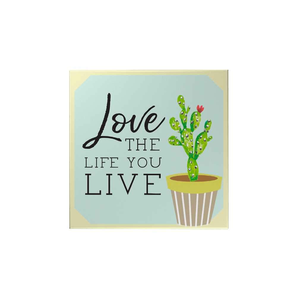 Bloom and Grow: Love the Life You Live Magnet