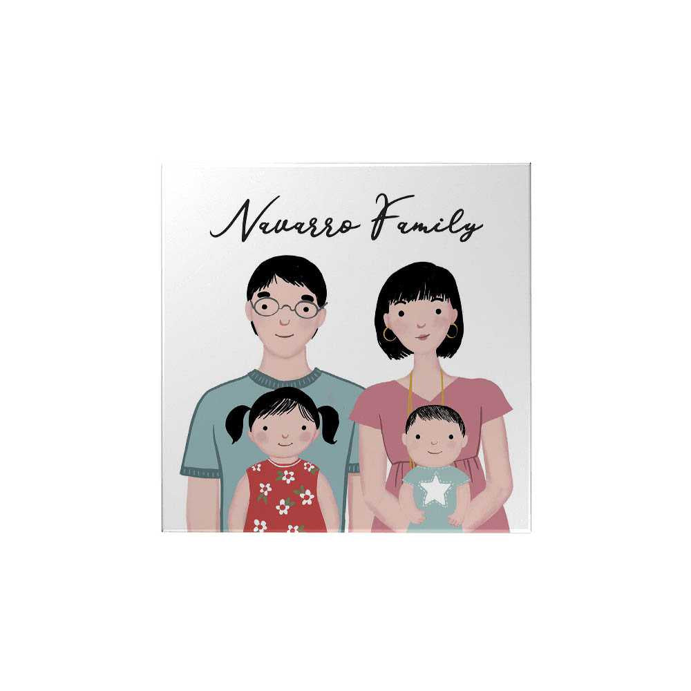 You, Me, and Family Personalized Magnet