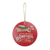 Christmas Words Ornaments