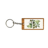 Botanical Monogram Keychain