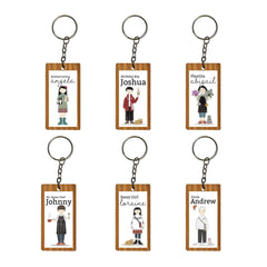 Characters Personalized Keychain