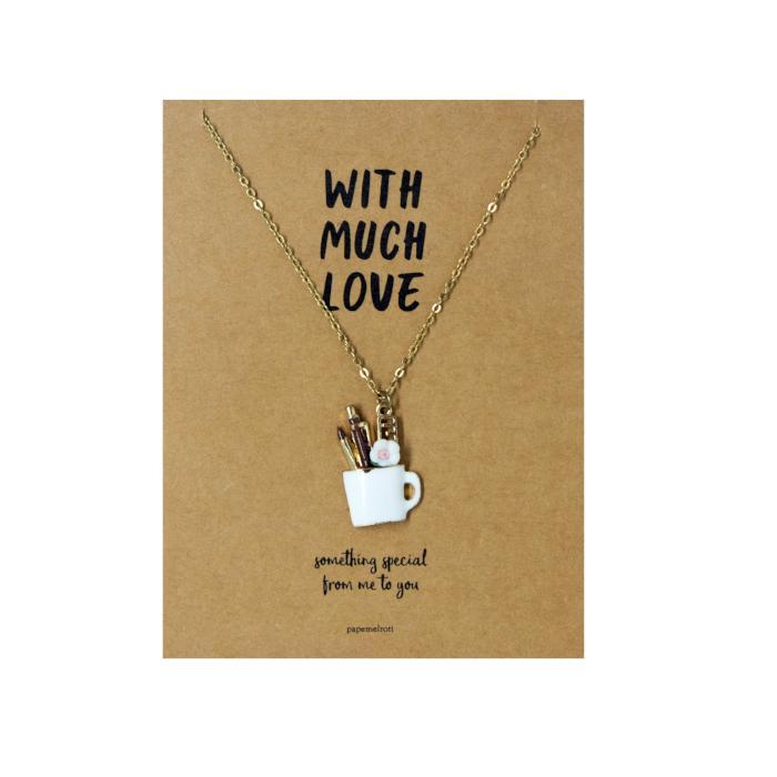 Penholder Necklace Jewelry Gift Card