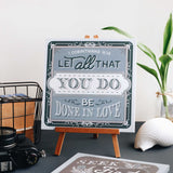 Words That Inspire Decoposter: Be Done In Love