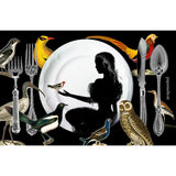 Birds Lithograph Printable Party Placemat
