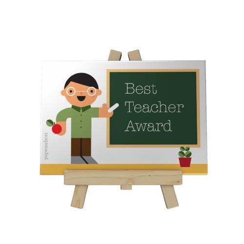 Best Teacher Award Small Decoposter: Male