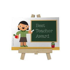 Best Teacher Award Small Decoposter: Female