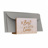 The Best Is Yet to Come Letter Holder