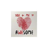 You + Me = Awesome Magnet