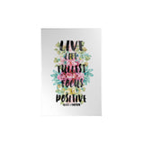 Live Life to the Fullest Decoposter