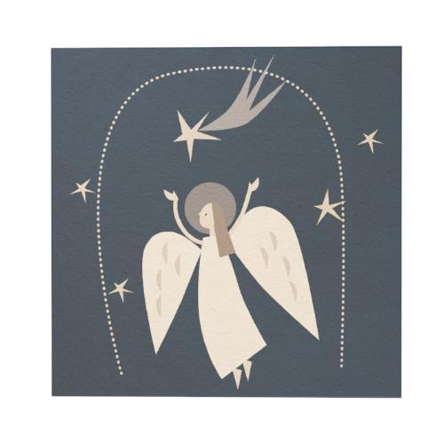 Christmas Angel Square Greeting Card