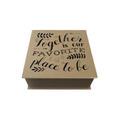 Together Is Our Favorite Place to Be Desk Pad