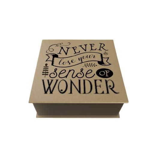 Never Lose Your Sense of Wonder Desk Pad