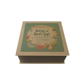 Baby Personalized Desk Pad: Blue