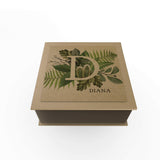 Botanical Monogram Desk Pad