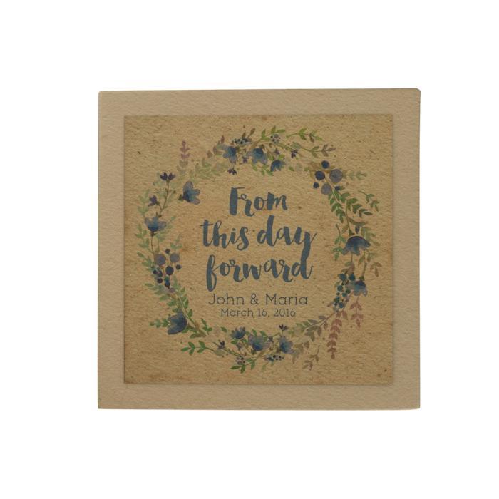 From This Day Personalized Desk Pad: Wreath
