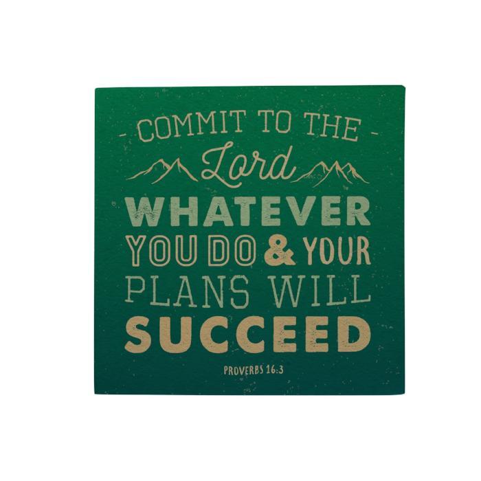 Commit to the Lord Desk Pad