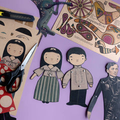 Filipiniana Kids Articulated Paper Puppets